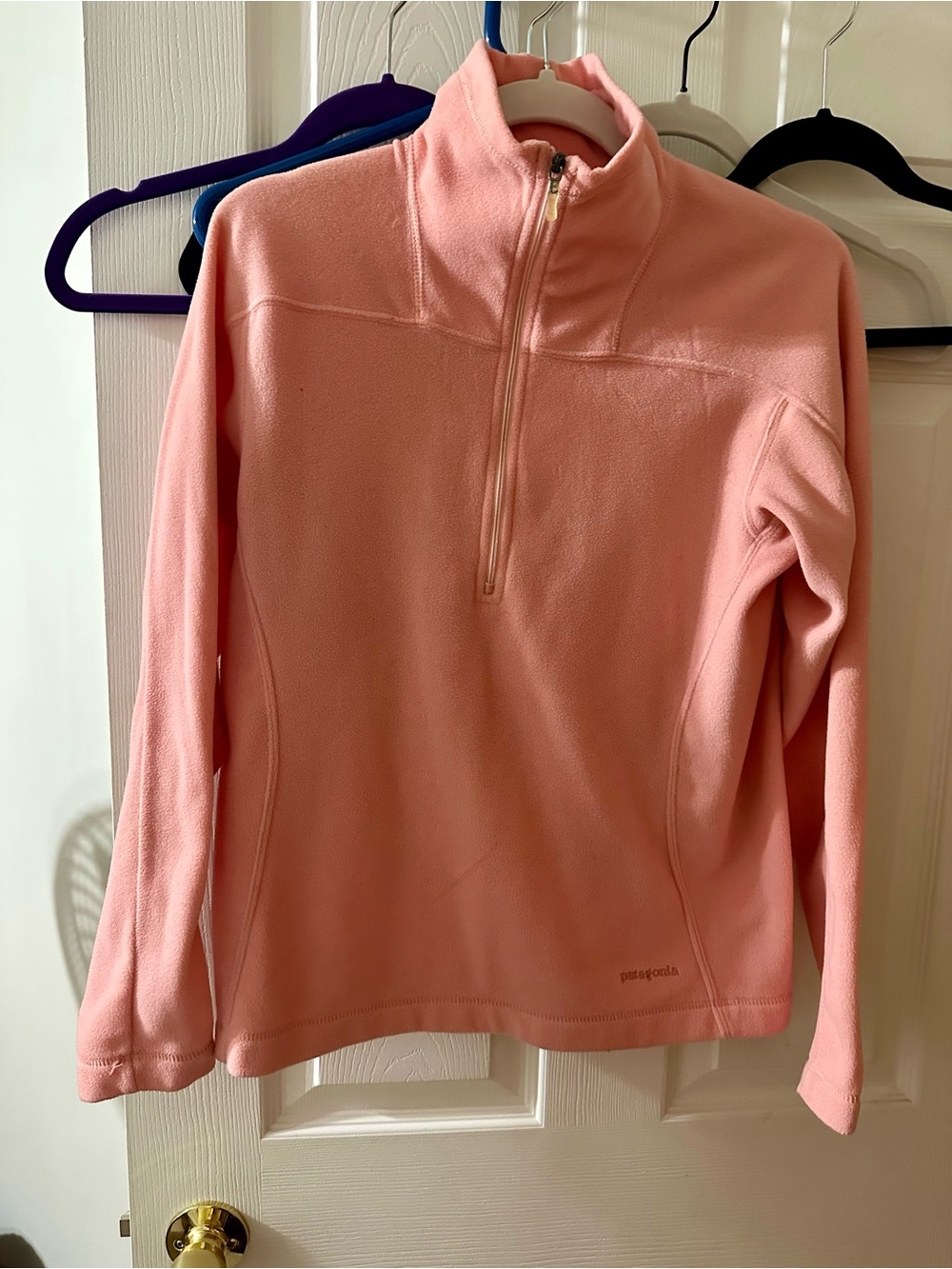 Patagonia Pink Half-Zip Fleece Pullover